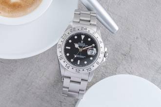 Thumbnail von Rolex Explorer II Black Dial Edelstahl Automatik Herrenuhr Ref. 16570 W-Serie