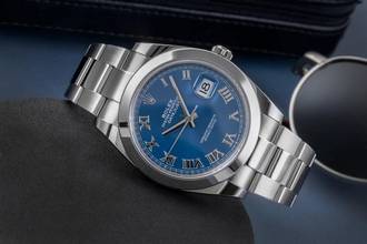 Thumbnail von Rolex Datejust 41 Blue Azzuro Roman Dial Stahl Automatik Ref. 126300 B&P 2022