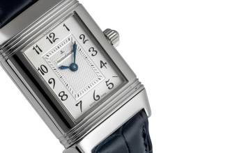 Thumbnail von Jaeger-LeCoultre Reverso Stahl Diamanten Handaufzug Ref. Q266845W B&P 2005