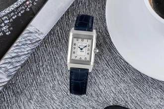 Thumbnail von Jaeger-LeCoultre Reverso Stahl Diamanten Handaufzug Ref. Q266845W B&P 2005