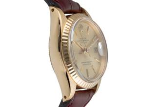 Thumbnail von Rolex Lady-Datejust 18k (0,750) Gold Automatik Damenuhr Ref. 6904