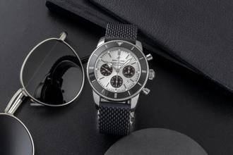 Thumbnail von Breitling Superocean Heritage II Chronograph B01 Chronograph Stahl Ref AB0162 Box & Papiere