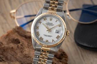 Thumbnail von Rolex Datejust 36 Stahl / Gold Dial Automatik Ref. 16233