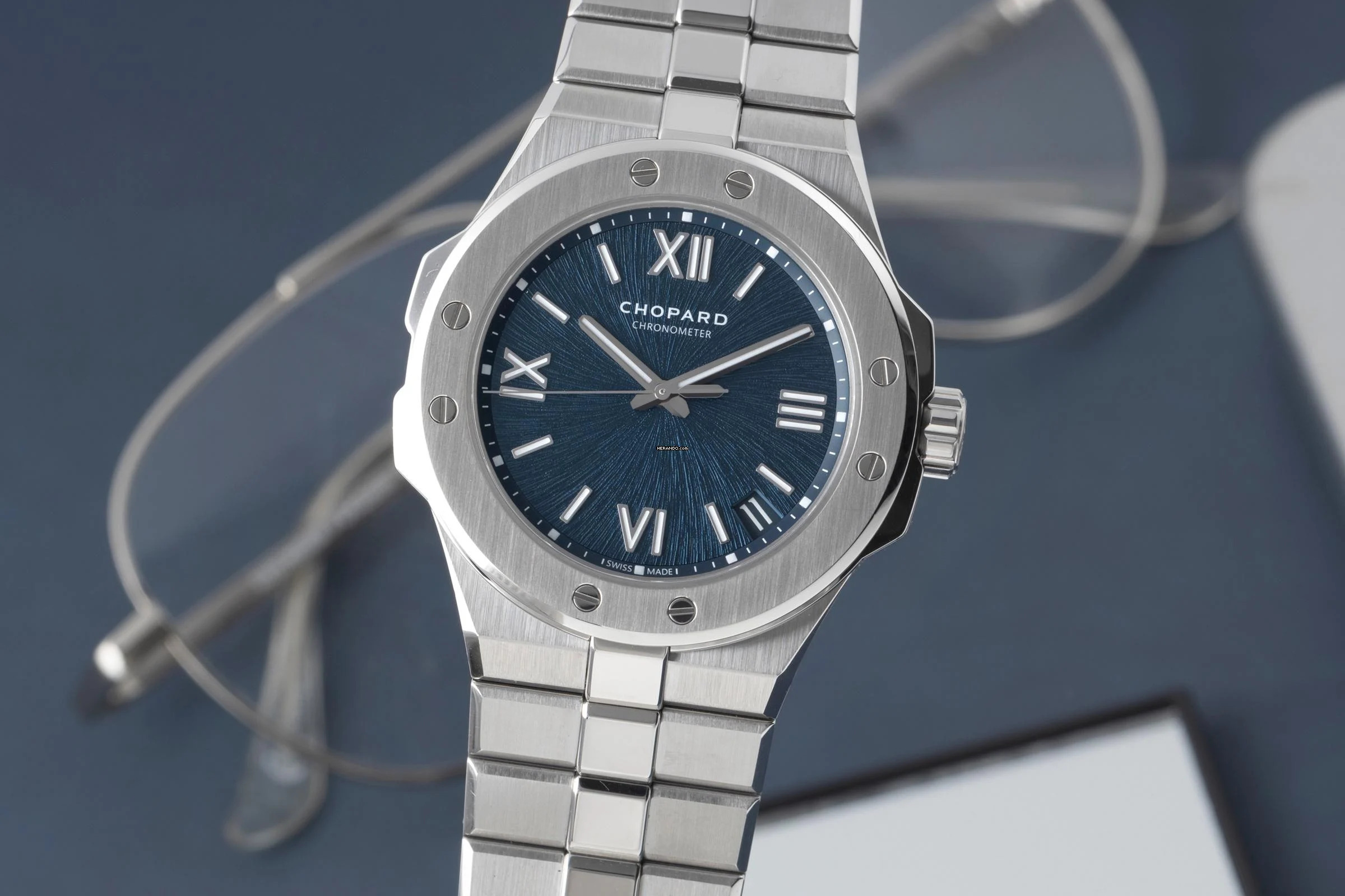 Chopard Alpine Eagle 41 Stahl Automatik Ref. 298600-3001 B&P 2019