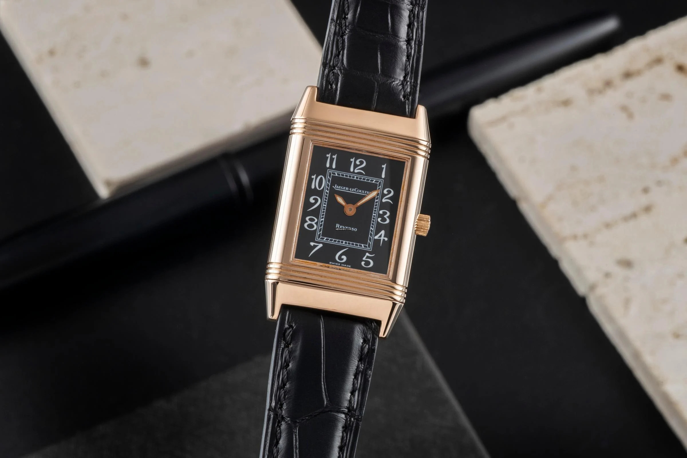 Jaeger-LeCoultre Reverso 18k (0,750) Gold Handaufzug Ref. Q2602470 260.2.86