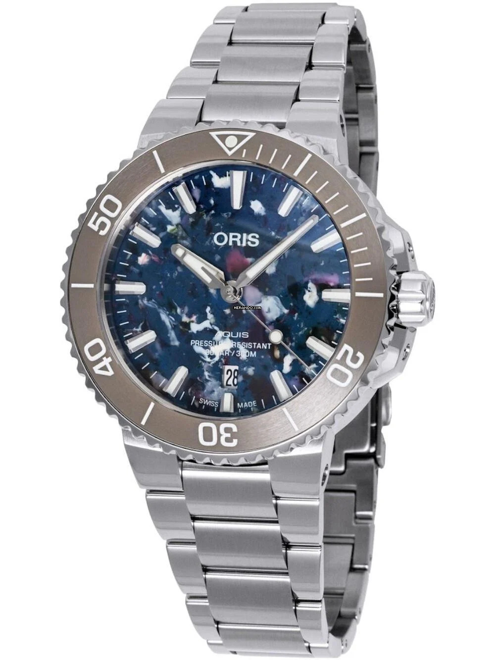 Oris Aquis Date 01 733 7766 4150-Set Herrenuhr Aquis Date 41,5mm 30ATM