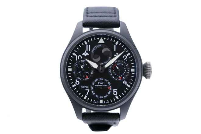  IWC Große Fliegeruhr Top Gun Big Pilot Top Gun - Perpetual Calendar In Ceramic - With Box And Papers - IW502902 2014 
