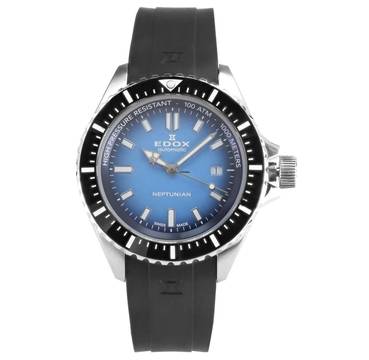  Edox Herren Uhr Automatik Skydiver 80120 3NCA BUIDN Swiss Made Ø 44 mm 