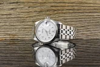 Thumbnail von Tudor Prince Date 74034 Mother-of-Pearl Dial - NOS - SERVICE - FULL SET 2005