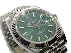 Thumbnail von Rolex Datejust 41 Green Motif Dial - SEHR SELTEN - LIKE NEW