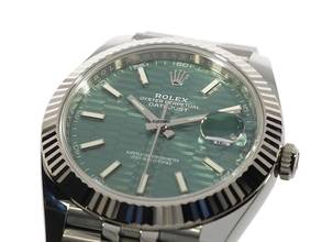 Thumbnail von Rolex Datejust 41 Green Motif Dial - SEHR SELTEN - LIKE NEW