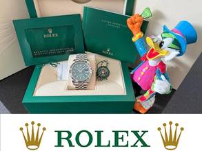 Thumbnail von Rolex Datejust 41 Green Motif Dial - SEHR SELTEN - LIKE NEW