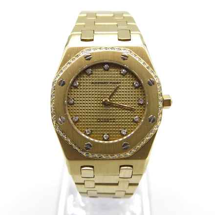  Audemars Piguet Royal Oak Lady Vollgold mit Brillanten Nur Uhr 