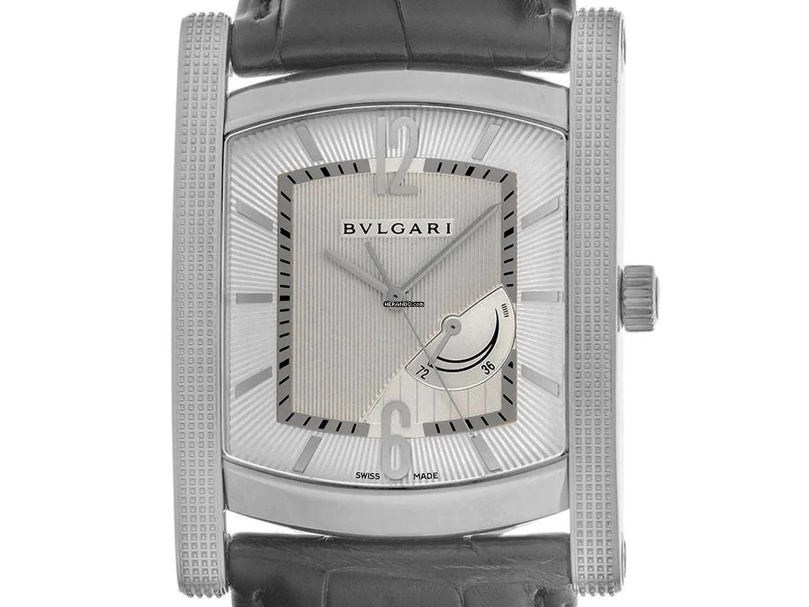 Bulgari Assioma Ref.AAW48WGL 2011 Full Set wie Neu Vintage Assioma 3 Tage Gangreserve 18kt Weißgold 126g Faltschließe