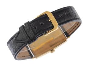 Thumbnail von Patek Philippe Vintage Rectangular Art Deco 1912 Full Set sehr gut Vintage Rectangular Art Deco 18kt Gelbgold