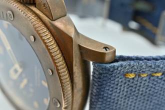 Thumbnail von Panerai Luminor Submersible 1950 3 Days Bronze Bronzo PAM 671 Limited 47mm Blue Dial