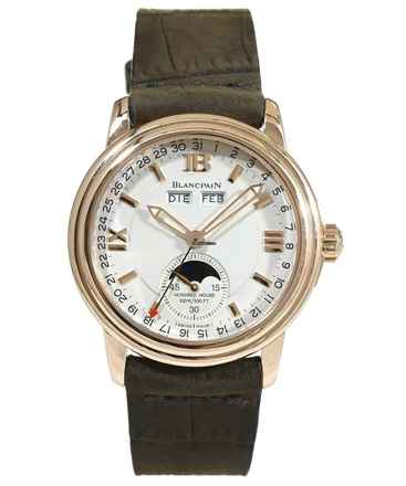  Blancpain Léman Moonphase Mondphase Limited Edition 250 Stk. 750er Gold (18ct) Ref. 3563-3642 