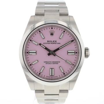  Rolex Oyster Perpetual 41 Candy Pink Dial NEW '25 