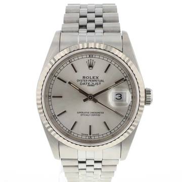  Rolex Datejust 36 Jubilee Silver Dial 