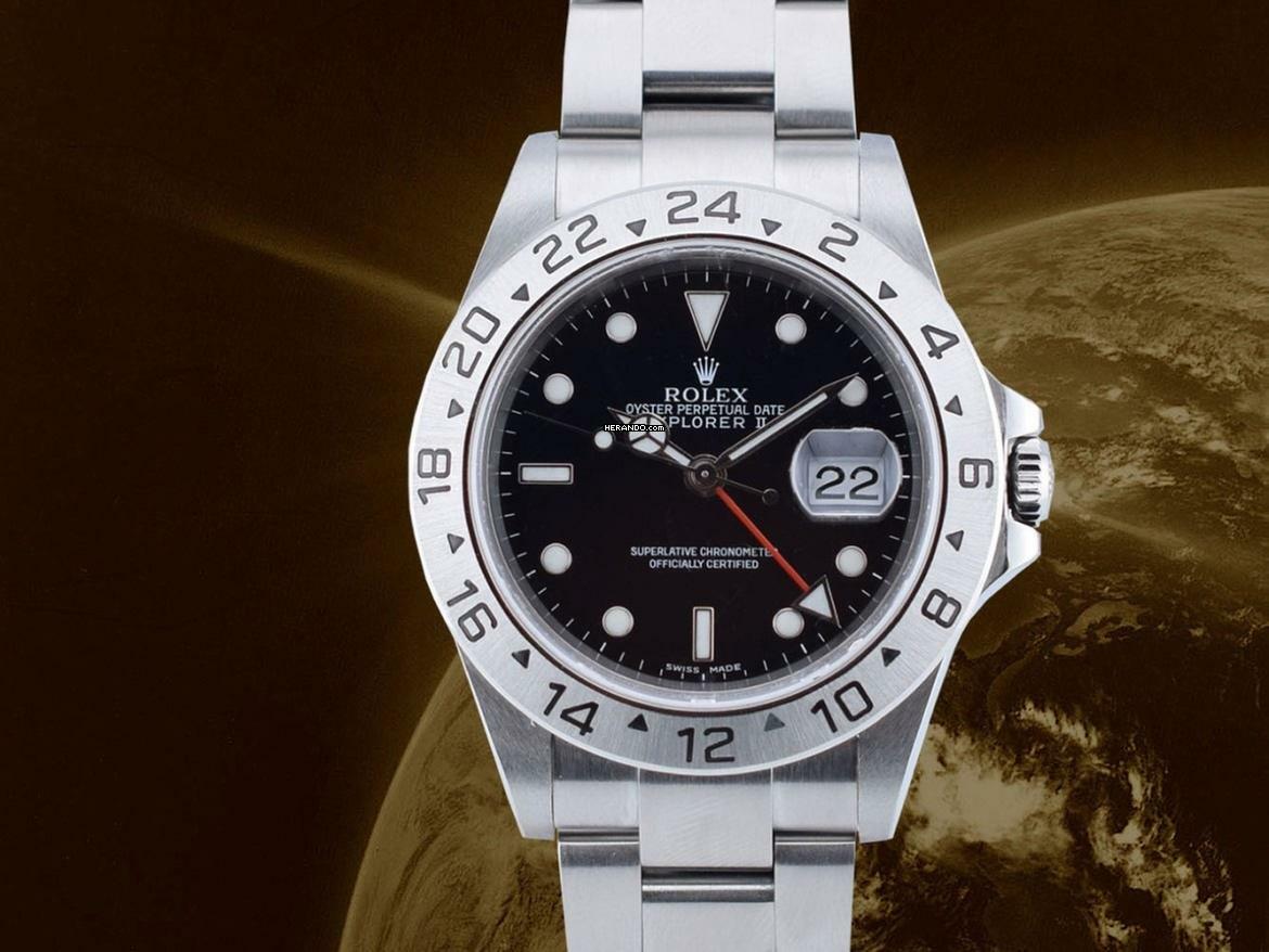 Rolex Explorer II 16570 Sel - Like New 2005