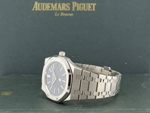 Thumbnail von Audemars Piguet Royal Oak Jumbo 16202st Jumbo Blue Dial New Full Set. New 2024
