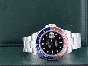 Thumbnail von Rolex GMT-Master II Ref. 16710 Full Full Set - 3 Bezel - 2 Bracelets - Top Condition