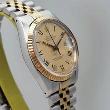 Thumbnail von Rolex Datejust 36 Buckley Dial Stahl/Gold 18k/750 Rolex Box Buckley Dial