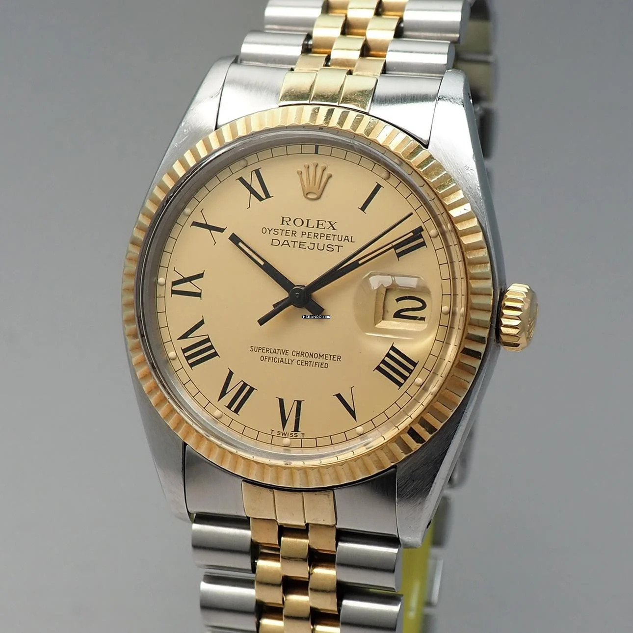 Rolex Datejust 36 Buckley Dial Stahl/Gold 18k/750 Rolex Box Buckley Dial