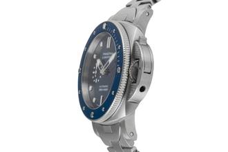 Thumbnail von Panerai Submersible Blue Notte Stahl Automatik Herrenuhr PAM02068 B&P