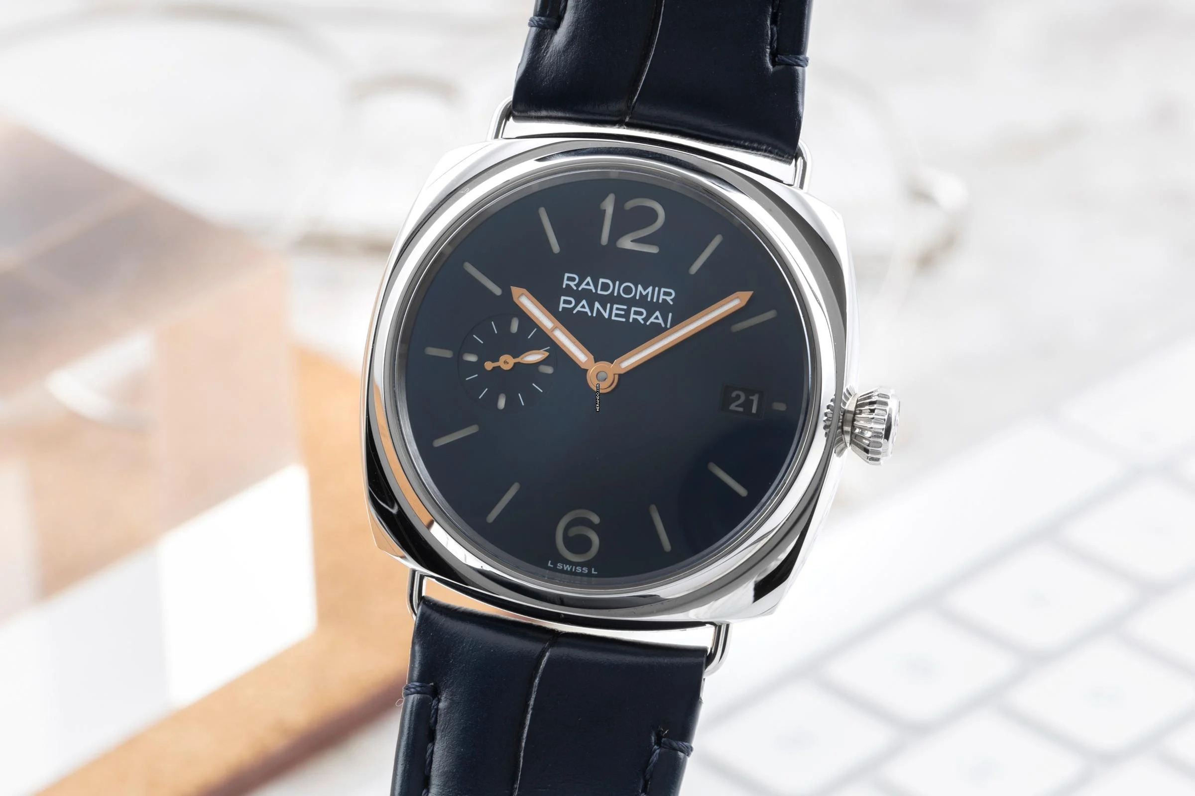 Panerai Radiomir Quaranta Stahl Automatik Herrenuhr Ref. PAM01293 B&P 2023