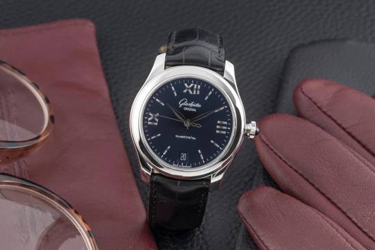  Glashütte Original Lady Serenade Stahl Automatik Damenuhr Ref. 1-39-22-20-02-44 Papiere 