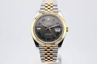 Thumbnail von Rolex Datejust 41 Steel And Gold Wimbledon - With Box And Papers - 126333 2022