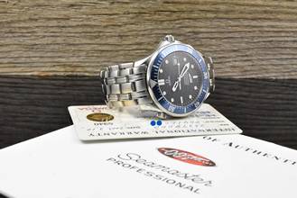 Thumbnail von Omega Seamaster Diver 300 M 40th Anniversary James Bond Limited Edition Vintage B&P 2003