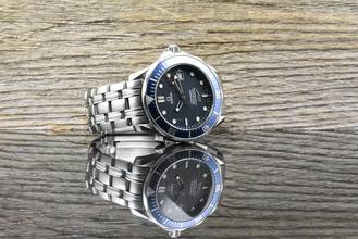 Thumbnail von Omega Seamaster Diver 300 M 40th Anniversary James Bond Limited Edition Vintage B&P 2003