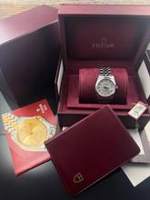 Thumbnail von Tudor Prince Date 74000N Silver Dial NOS - Full Set 2006