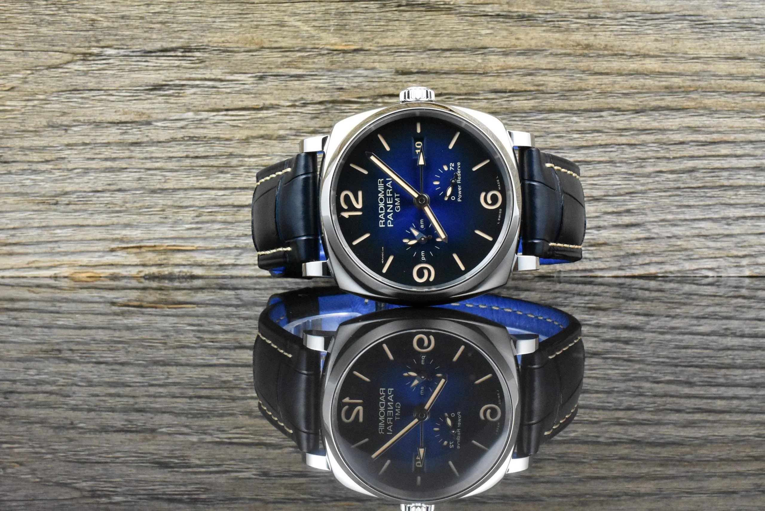 Panerai Radiomir 1940 3 Days Automatic GMT Power Reserve - Blue Mediterraneo - Full Set 2018