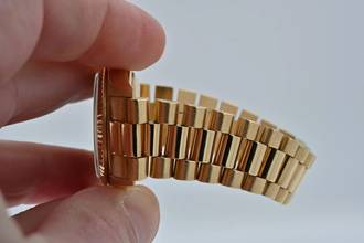 Thumbnail von Rolex Day-Date 36 Oyster Perpetual Day Date 18k Gold 18238 Havana Tropical Double Quickset