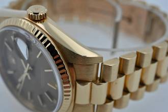 Thumbnail von Rolex Day-Date 36 Oyster Perpetual Day Date 18k Gold 18238 Havana Tropical Double Quickset