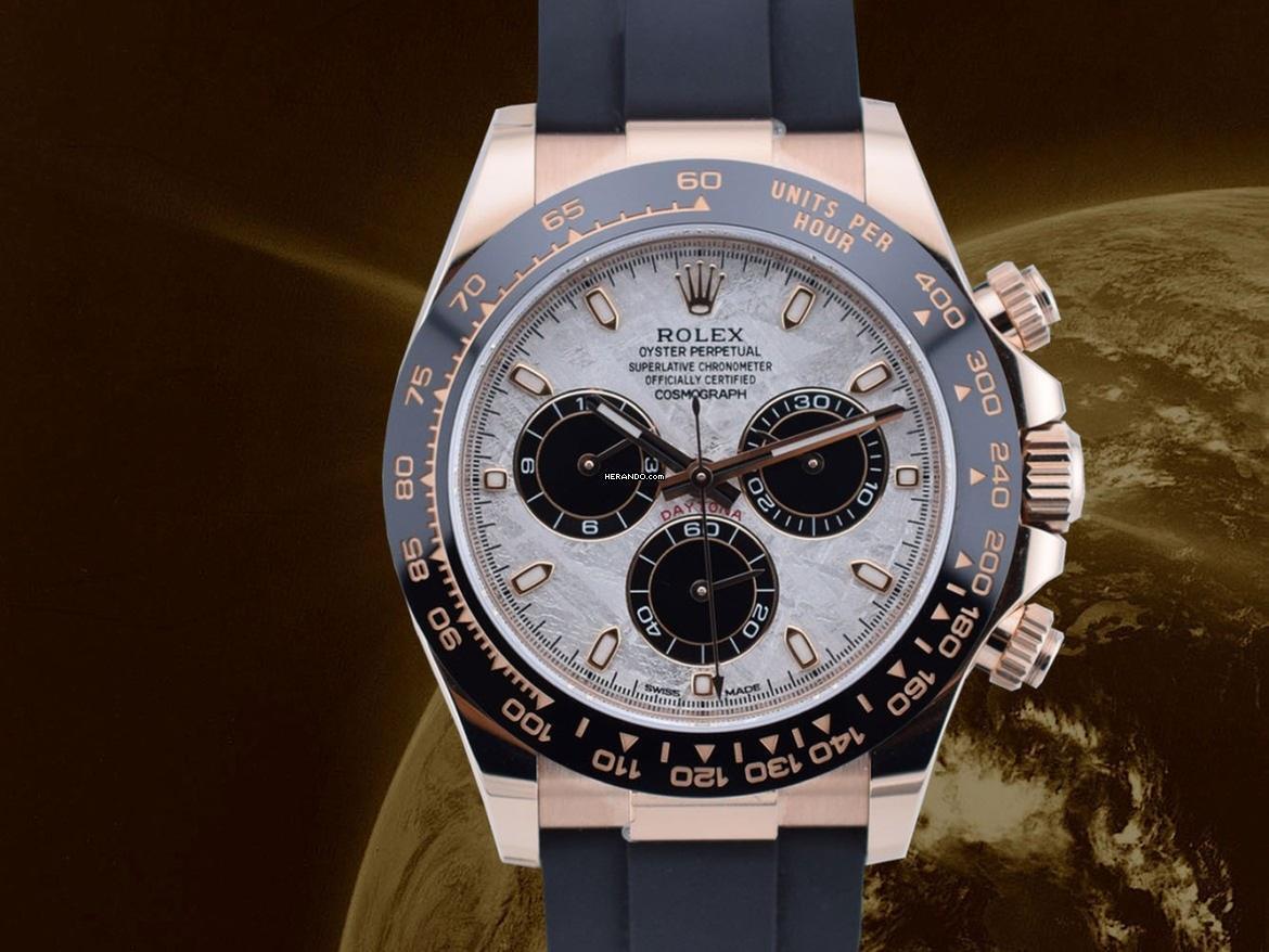 Rolex Daytona Cosmograph Daytona 116515ln Oysterflex - Meteorite Dial - New 2025
