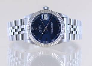 Thumbnail von Rolex Datejust 31 Medium Datejust Weißgold blue dial Jubiléband 31mm Lady B+P