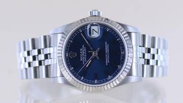 Thumbnail von Rolex Datejust 31 Medium Datejust Weißgold blue dial Jubiléband 31mm Lady B+P
