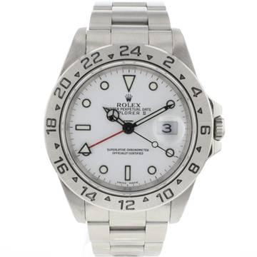  Rolex Explorer II White Dial 