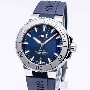  Oris Aquis Date 43,5 Blue – 01 733 7730 4115 – NEW & Unworn – 11/2025 Full Set 