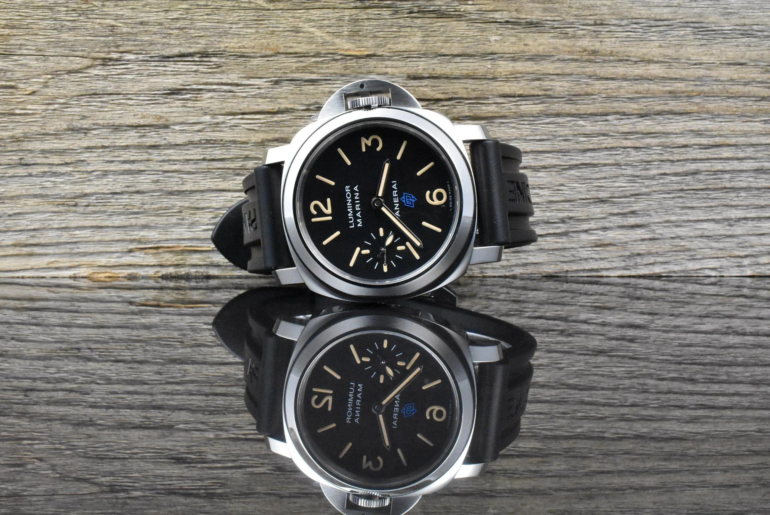 Panerai Luminor Marina Blue Logo PAM00631 Stahl 44MM
