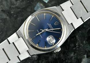 Thumbnail von Rolex Datejust Oysterquartz 17000 | rare MK 1 / first series | blue dial | unpolished