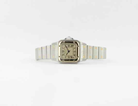  Cartier Santos Galbée Stahl / Gold 