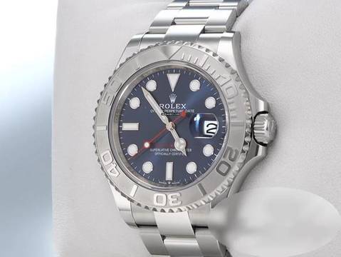  Rolex Yacht-Master 40 126622 2023 Stahl Platin 40mm Automatik Yacht Master Stainless Steel Oyster-band Chronometer Blue Dial 