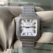 Thumbnail von Cartier Santos De Cartier WSSA0089 Large Titanium Full Set NEW Model