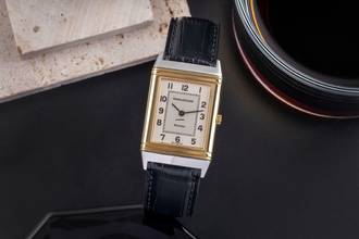 Thumbnail von Jaeger-LeCoultre Reverso Stahl / Gold Quarz Herrenuhr Ref. 140.105.5