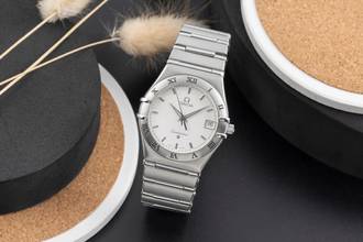 Thumbnail von Omega Constellation Quartz Date Edelstahl Quarz Herrenuhr Ref. 1512.30.00